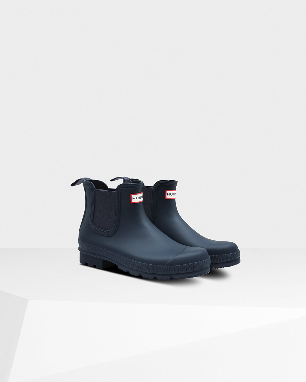 Chelsea Boots Herr - Hunter Original - Marinblå - 237695-TJP